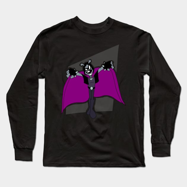 Black Arts Beagle Long Sleeve T-Shirt by PrinceOfDingos